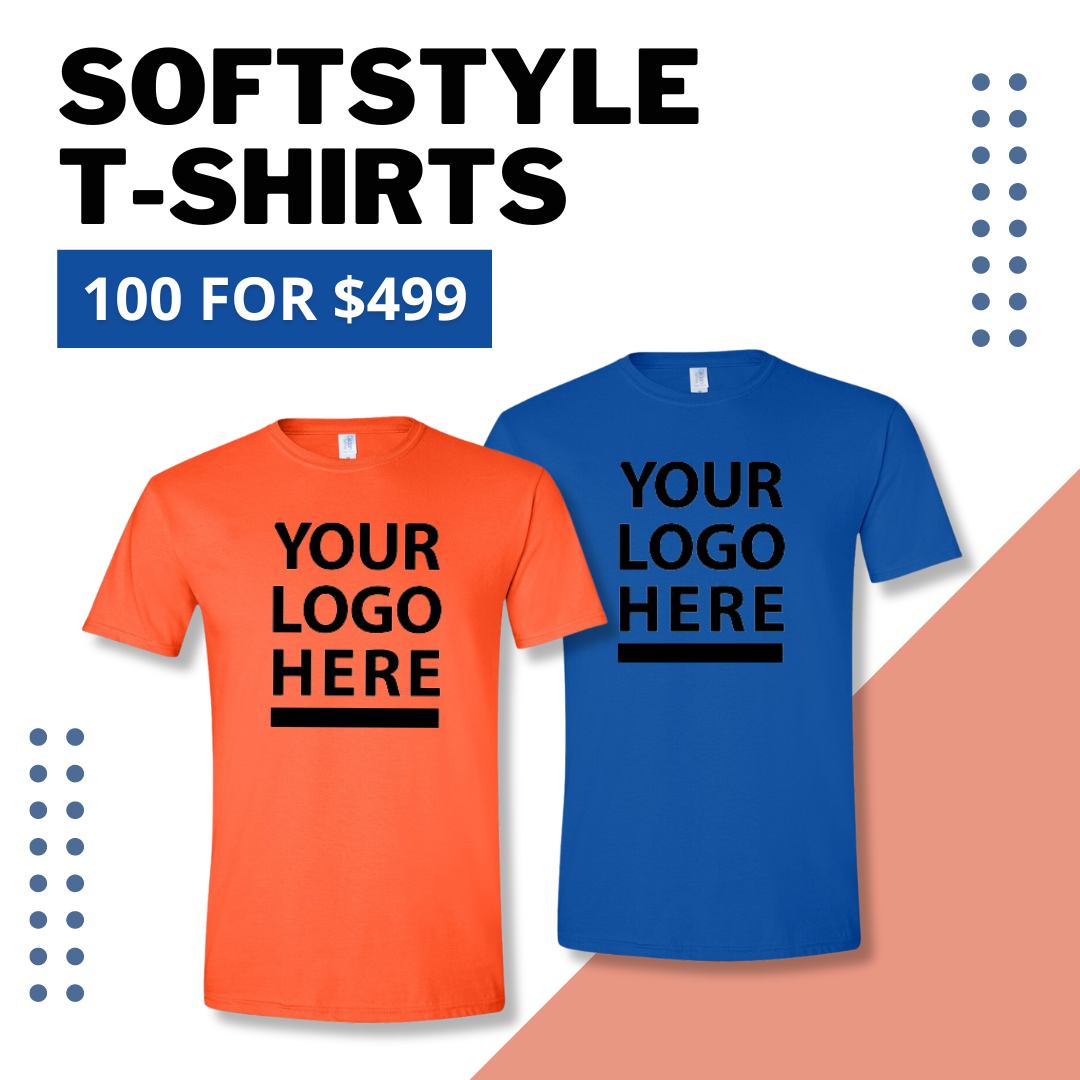 100) Custom Time Offer* *Limited Softstyle T-Shirts – Franklins JL